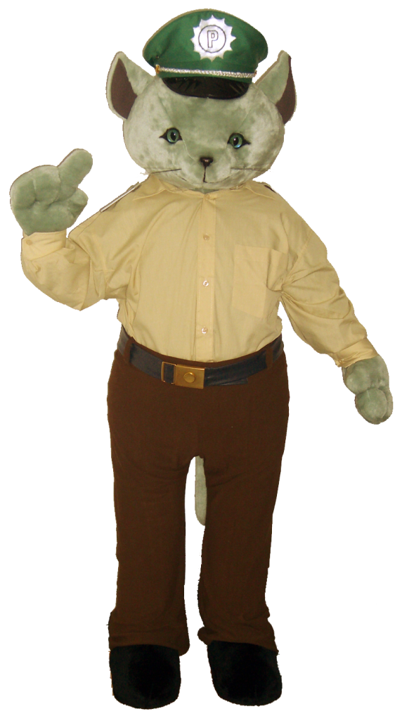 Policat in grüner Uniform